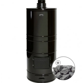 Wood-burning sauna stove - AITO AK-57K, traditional stones included