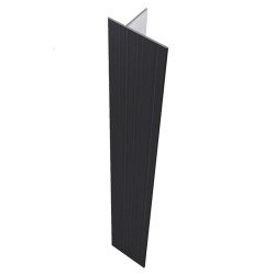 HARVIA aluminium door trim set 9x19-21, black  HARVIA aluminium door trim set 9x19-21, black
