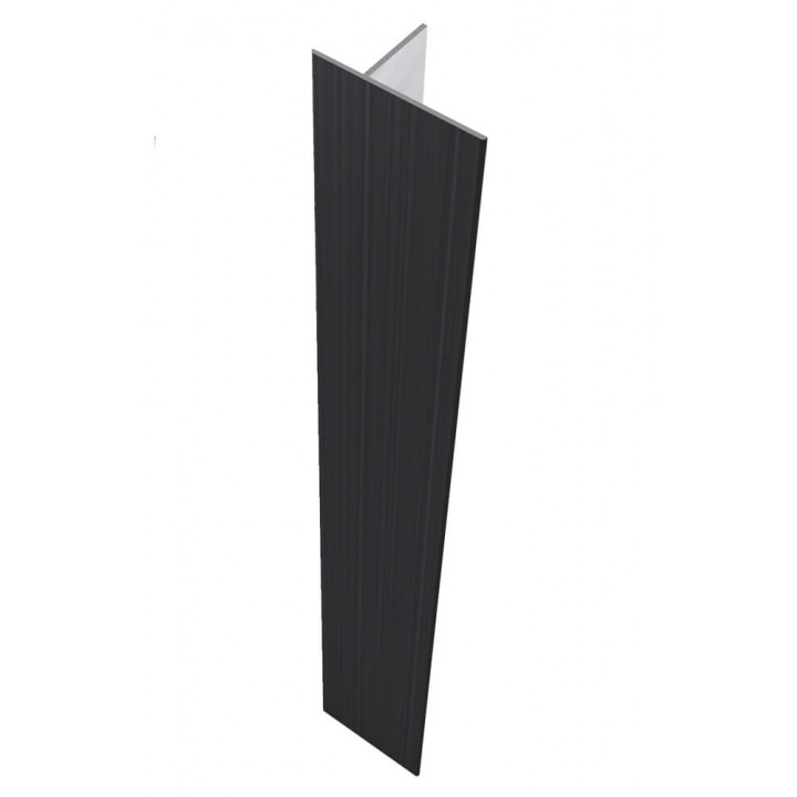 Harvia aluminium trim set for glass doors 7 × 19, black
