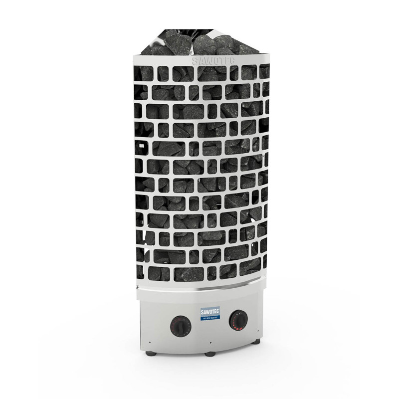Electric sauna heater – SAWOTEC Ari Corner, with control unit