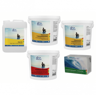CHEMOFORM chemical kit for swimming pools with sand filter, large