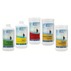 CHEMOFORM chemical kit for swimming pools with sand filter, small  CHEMOFORM chemical kit for swimming pools with sand filter, small
