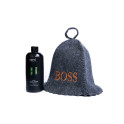 Gift set BOSS in a gift box. Cap and fragrance essence - 2 Gift set BOSS in a gift box. Cap and fragrance essence - 2