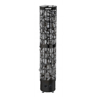 Electric sauna heater - HARVIA Cilindro Black Steel PC66 6,6 kW