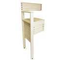 Harvia corner bench set - Formula Plus, aspen wood - 0