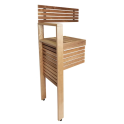 Harvia corner bench set - Formula Plus, heat-treated aspen wood - 0