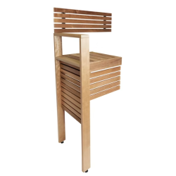 Harvia corner bench set - Formula Plus, heat-treated aspen wood  Harvia corner bench set - Formula Plus, heat-treated aspen wood