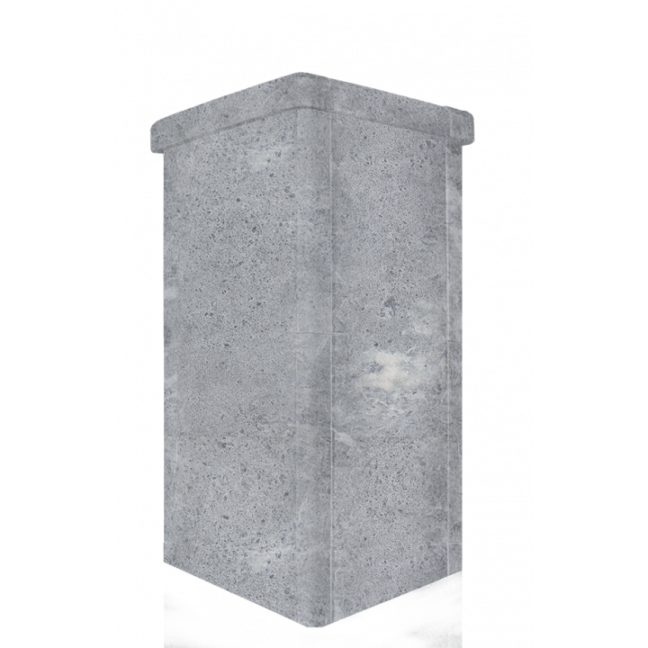 Stone chimney finish, Soapstone, 540 mm