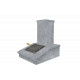 Stone chimney finish, Soapstone, 540 mm