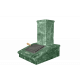 Stone chimney finish, serpentine, 540 mm
