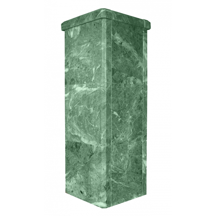 Stone chimney finish, serpentine, 790 mm