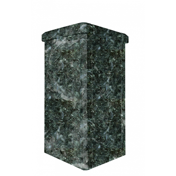 Stone chimney finish, dark Serpentine, 540 mm