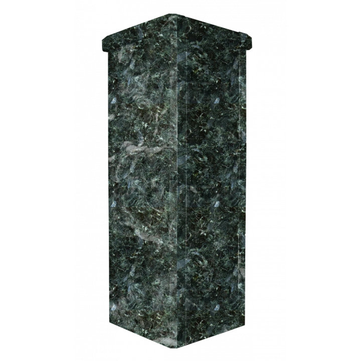 Stone chimney finish, dark Serpentine, 790 mm