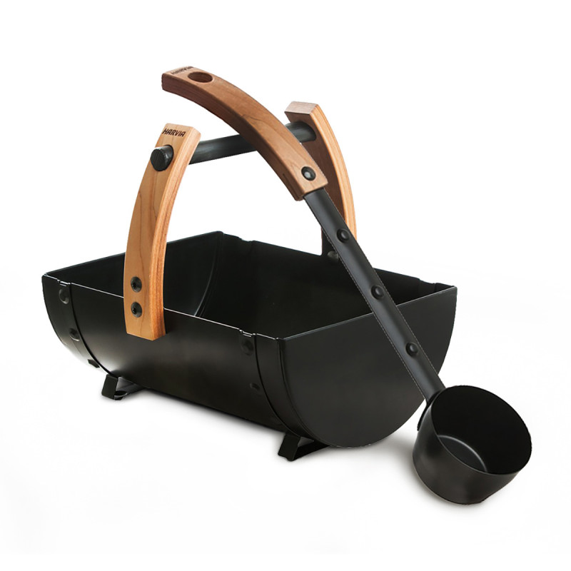HARVIA Legend bucket and ladle set MORE STEAM, PREMIUM 8 L