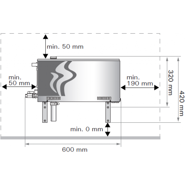 Steam generator - HARVIA Helix HGX - WiFi