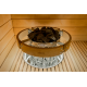 HARVIA Cilindro embedding flange HPC2L, illuminated