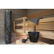 Electric sauna heater - HARVIA Cilindro Black Steel PC66E 6,6 kW