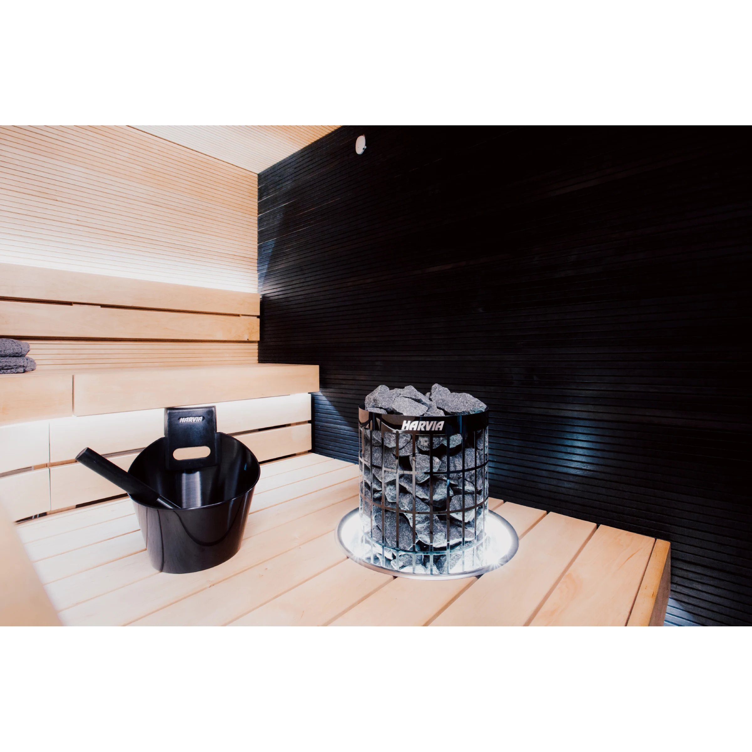 Electric sauna heater - HARVIA Cilindro PC90XW WiFi Steel 9 kW