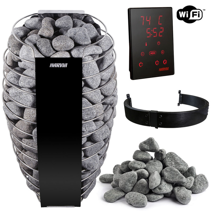 Electric sauna heaters - HARVIA Spirit SP60XW 6.0 kW WiFi set Electric sauna heaters - HARVIA Spirit SP60XW 6.0 kW WiFi set