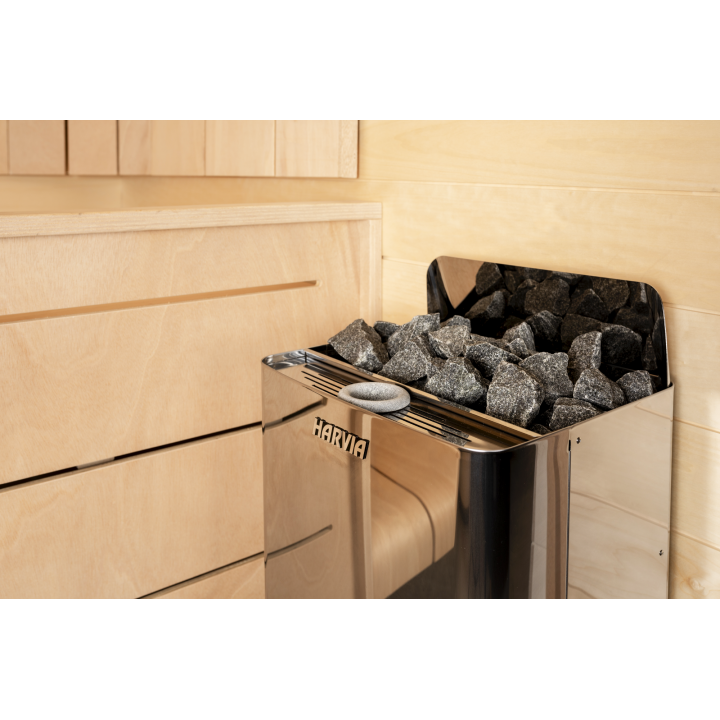 Electric sauna heater - HARVIA The Wall Combi SW45S 4.5 kW
