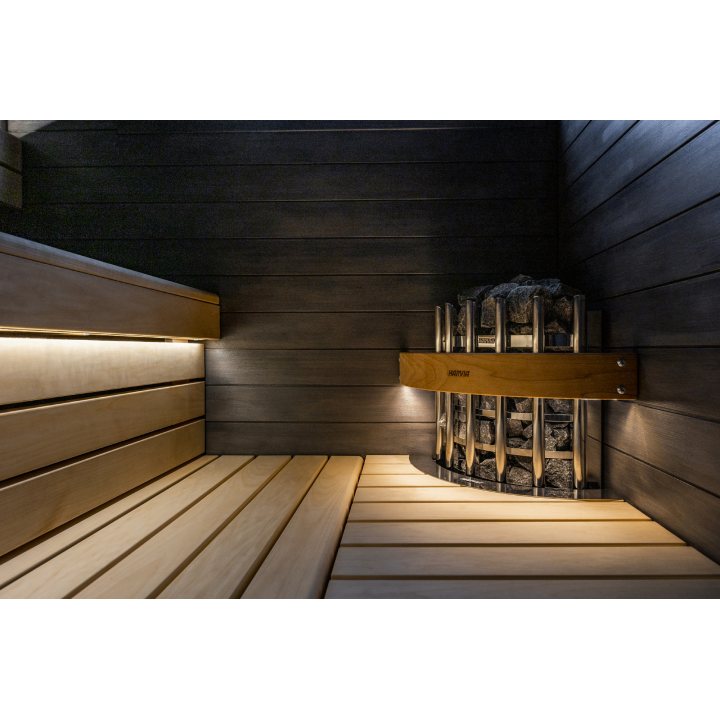 Safety illuminated railing HTRC3L - for HARVIA Glow Corner heater