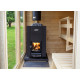 Wood-burning sauna stove - HARVIA Linear 18 Compact