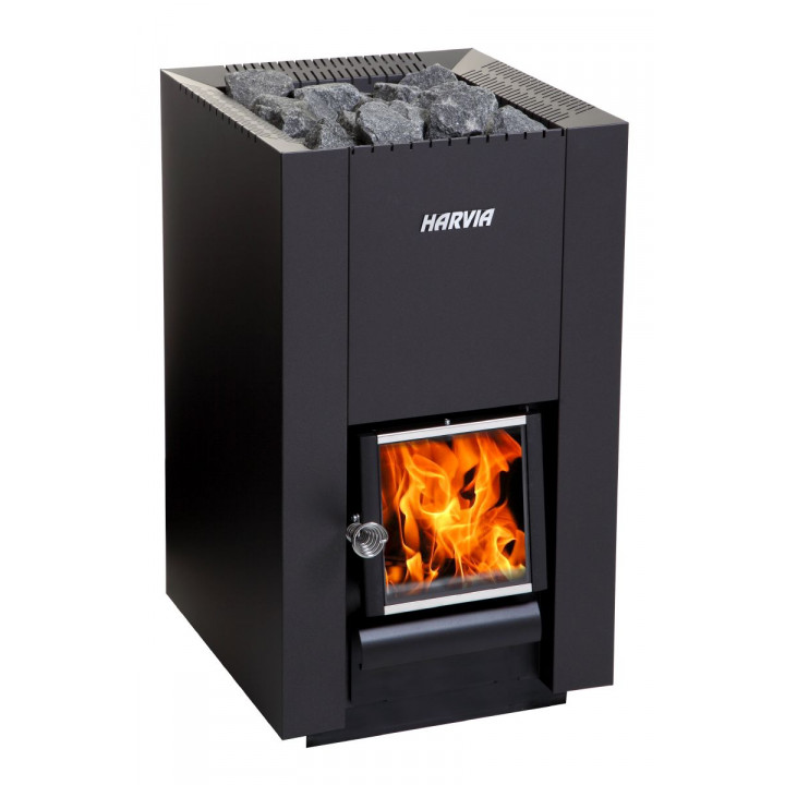 Wood-burning sauna stove - HARVIA Linear 18 Compact
