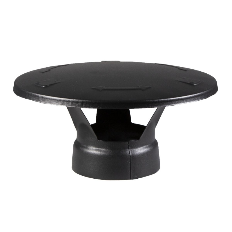 Spare part for heaters steel chimney HARVIA - Rain cap, black