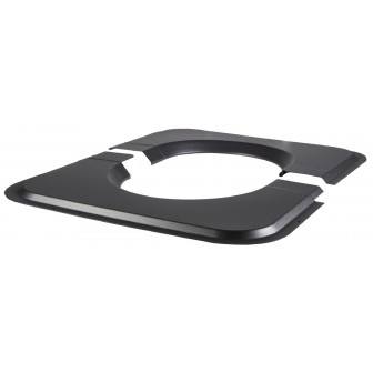 Spare part - HARVIA lead-through flange, black