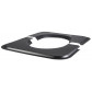Spare part - HARVIA lead-through flange, black
