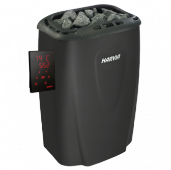 Electric sauna heater - HARVIA Moderna Black V45XE 4,5 kW