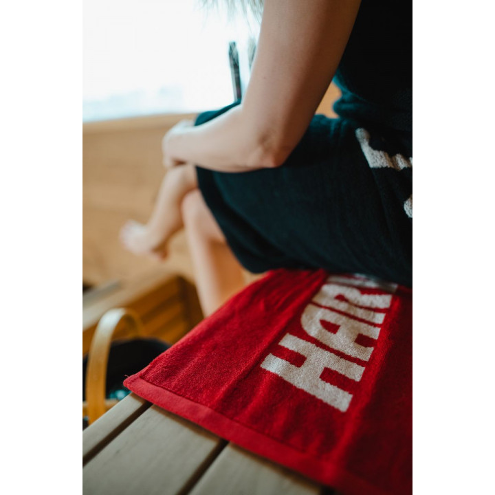 Sauna towel HARVIA, 70 x 140cm, red