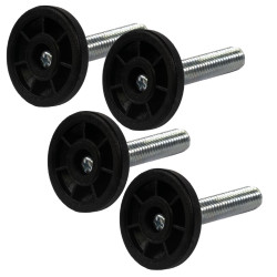 Spare parts - HARVIA adjustable feet for most floor-mounted stoves, 4 pcs.
