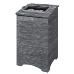 Outer casing for wood-burning stoves - TULIKIVI L15 GRAFIA  Outer casing for wood-burning stoves - TULIKIVI L15 GRAFIA