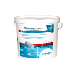 Slowly soluble chlorine tablets Chlorilong Classic 250, 5 kg  Slowly soluble chlorine tablets Chlorilong Classic 250, 5 kg