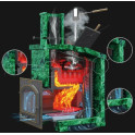 Wood-burning sauna stove GEFEST - GFS ZK 18 President 850/40 - 2