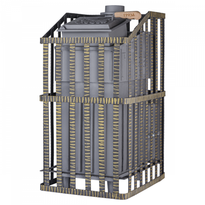 Wood-burning sauna stove GEFEST - Groza 24 (M) in grid
