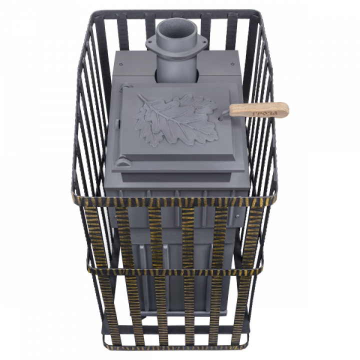 Wood-burning sauna stove GEFEST - Groza 24 (M) in grid