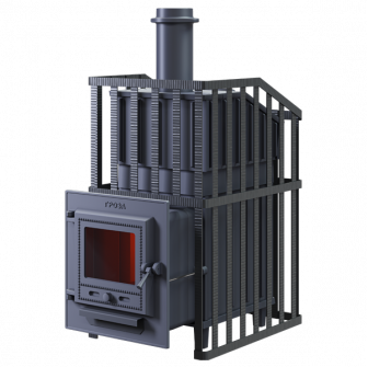 Wood-burning sauna stove GEFEST - Groza 24 (M) in grid
