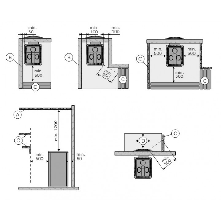 Wood-burning sauna stove - HARVIA 50 SL