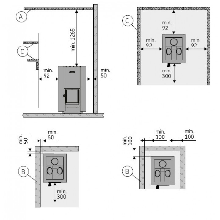 Wood-burning sauna stove - HARVIA Linear 18 Compact