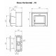 Woodburning sauna heater - NOVA HORIZONTAL 26