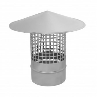 Chimney roof with spark arrester d.115, NP