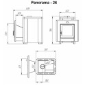 Woodburning sauna heater - NOVA PANORAMA 26 - 2 Woodburning sauna heater - NOVA PANORAMA 26 - 2