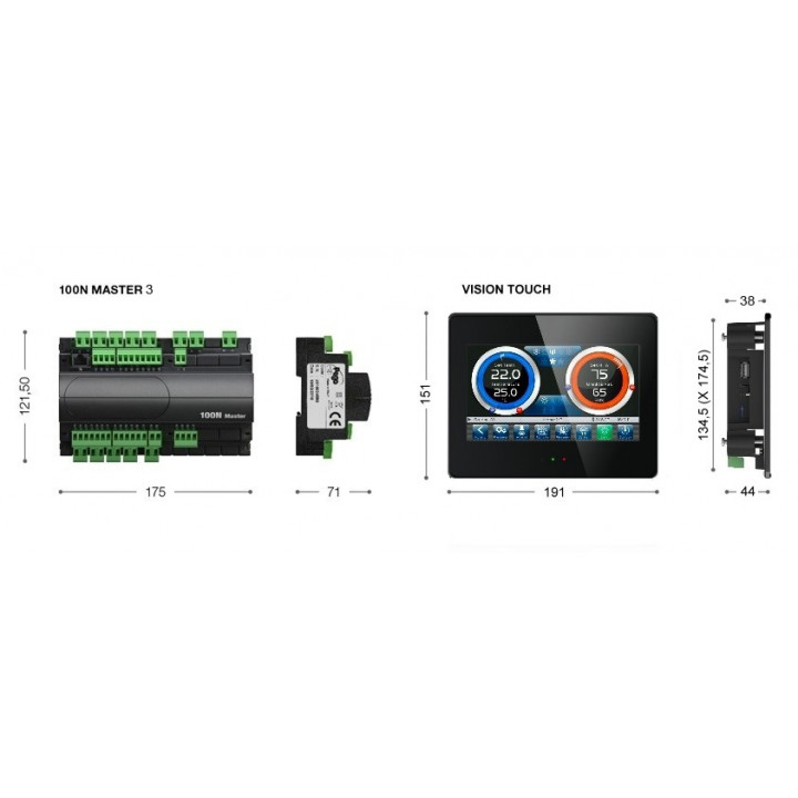 PEGO VISION TOUCH THR control unit