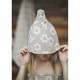 Cotton sauna cap - FLOWERS