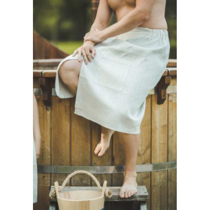 Sauna apron for men - LINEN