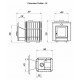 Woodburning sauna heater - NOVA PANORAMA 18 with network