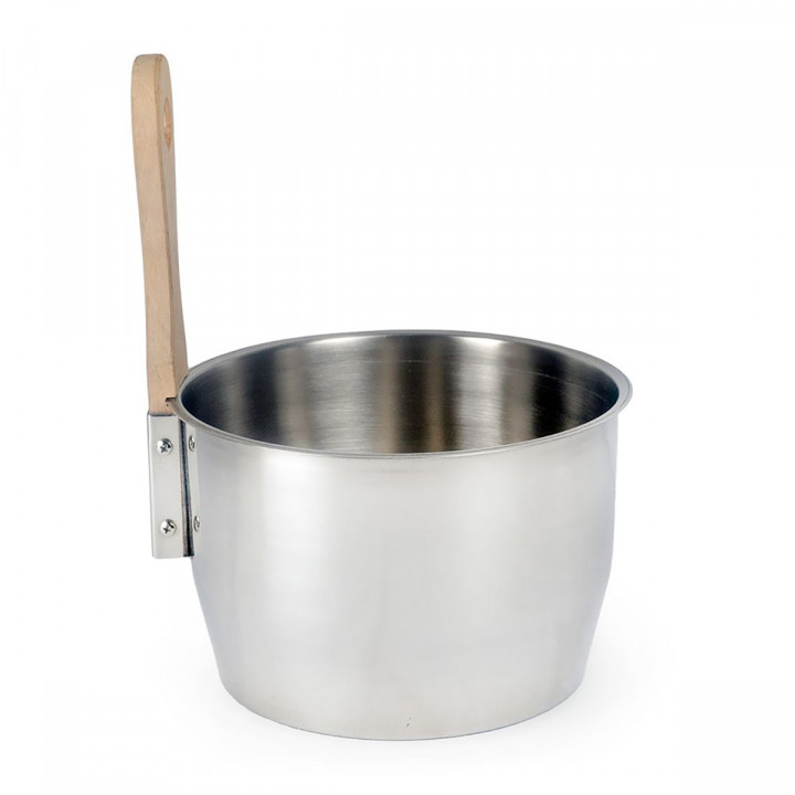 Sauna bucket and ladle set, MORE STEAM, OPTIMAL 4 L