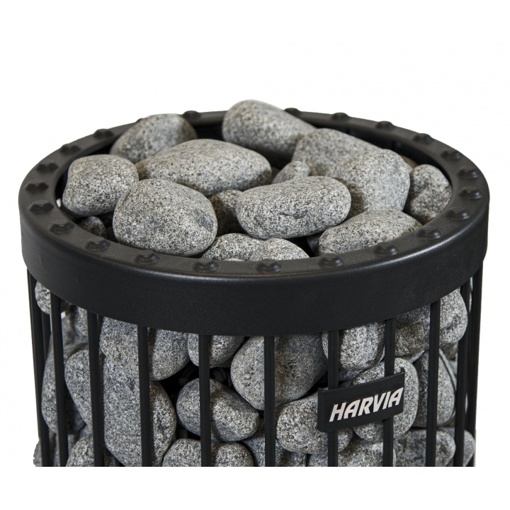 HARVIA stones, 5-10 cm, round